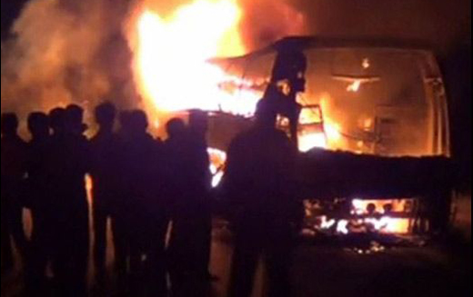 Bus-caught-fire-45 dead